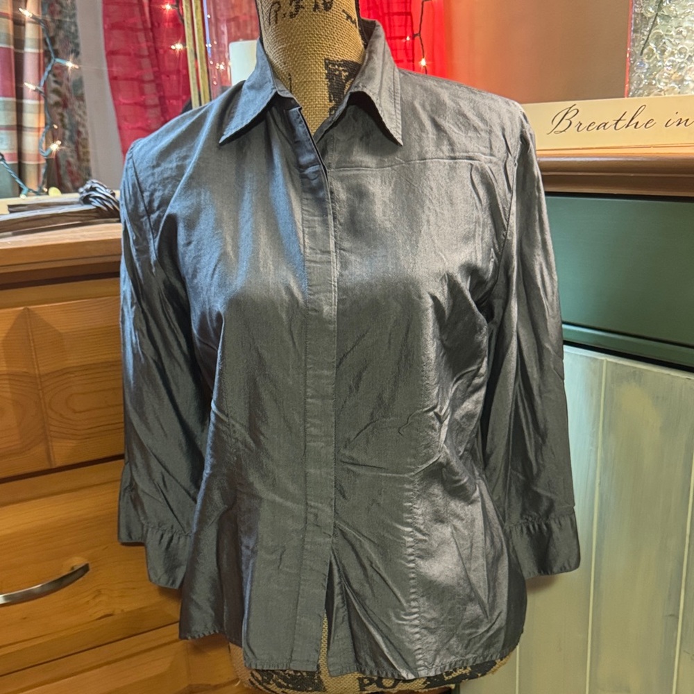 STG Studio Gray Button-Up Shirt